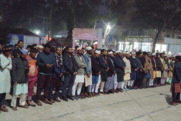 পিরোজপুরে শরীফ ওসমান বীন হাদীর গায়েবানা জানাজা নামাজ অনুষ্ঠিত