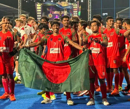 হকি বিশ্বকাপের ‘চ্যালেঞ্জার ট্রপি’তে চ্যাম্পিয়ন বাংলাদেশ